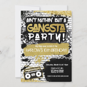 Invitation Aint Nothin' mais un Hip hop du parti Gangsta Birt