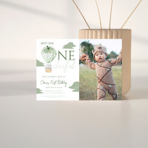 Invitation Air Balloon n'est pas elle magnifique photo Annive