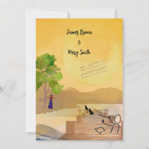 Invitation Air de Tenderness mariage