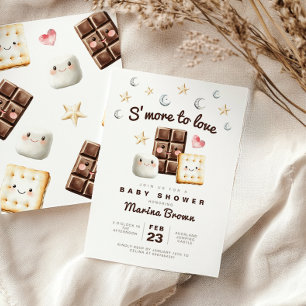 Invitation Ajout du baby shower d'amour S'more