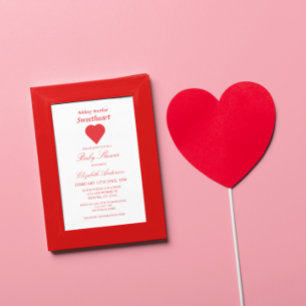 Invitation Ajout d'un autre Baby shower amoureux