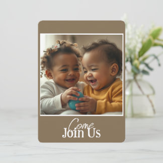 Invitation Ajouter photo et texte