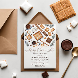 Invitation Ajouter S'More Love Baby shower neutre