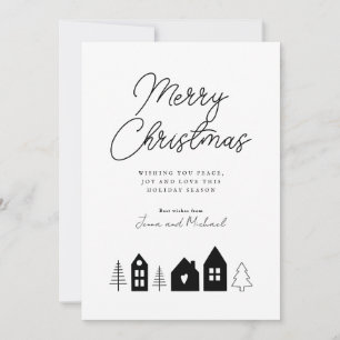 Invitation AJOUTER VOTRE PHOTO   Joyeuse ville de Noël