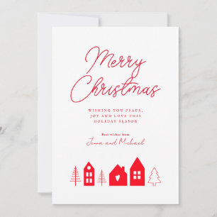 Invitation AJOUTER VOTRE PHOTO   Joyeuse ville de Noël