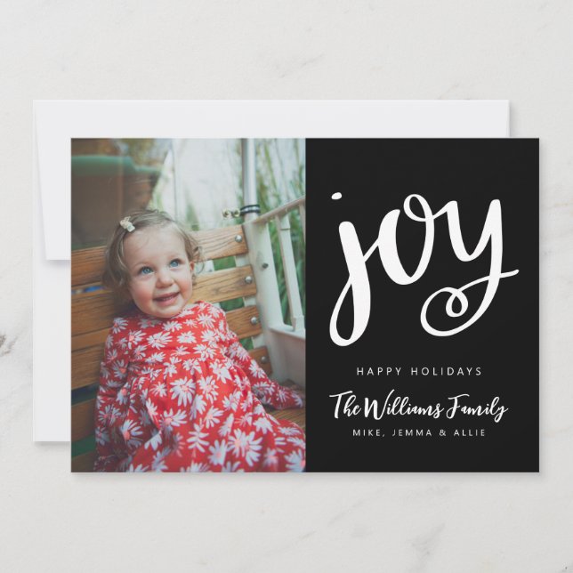 Invitation AJOUTER VOTRE PHOTO | Joyeux JOIE DE Vacances (Devant)