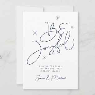 Invitation AJOUTER VOTRE PHOTO Joyeux Noël Sois Joyeux