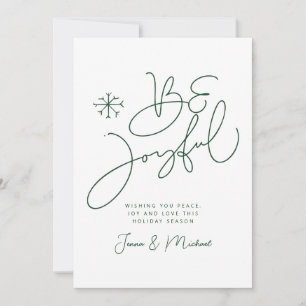 Invitation AJOUTER VOTRE PHOTO Joyeux Noël Sois Joyeux