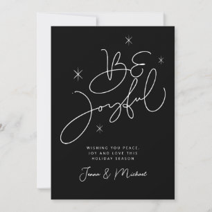 Invitation AJOUTER VOTRE PHOTO Joyeux Noël Sois Joyeux