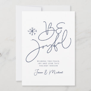 Invitation AJOUTER VOTRE PHOTO   Joyeux Noël Sois Joyeux