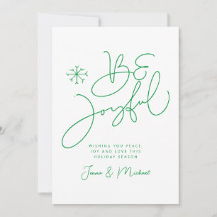 Invitation AJOUTER VOTRE PHOTO Joyeux Noël Sois Joyeux