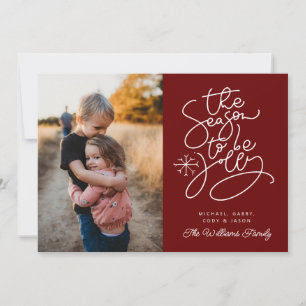 Invitation AJOUTER VOTRE PHOTO   La Saison D'Être Jolly