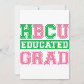 Invitation AKA Sorority 1908 HBCU Grad instruit