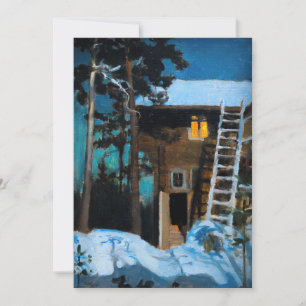 Invitation Akseli Gallen-Kallela - Kalela en hiver