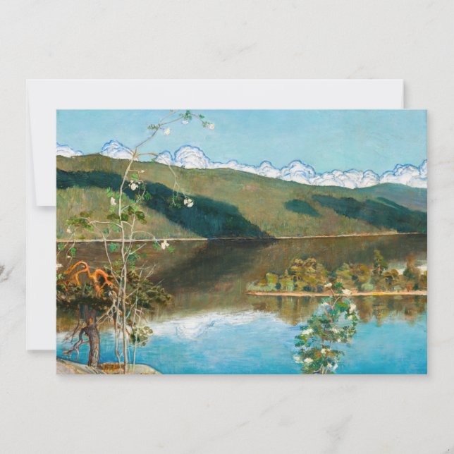 Invitation Akseli Gallen-Kallela - Thundernuages sur Horizon (Devant)