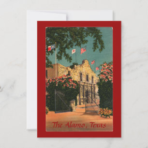 Invitation Alamo Vintage Texas