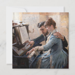 Invitation Albert Edelfeel - Jouer au piano