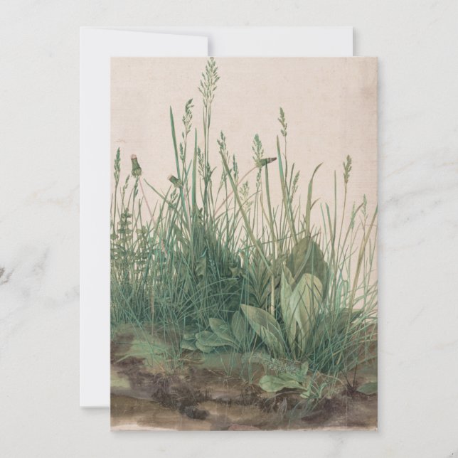 Invitation Albrecht Dürer - Grande pièce de Turf (Devant)