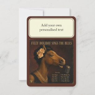 Invitation Album de vacances de Filly : une parodie