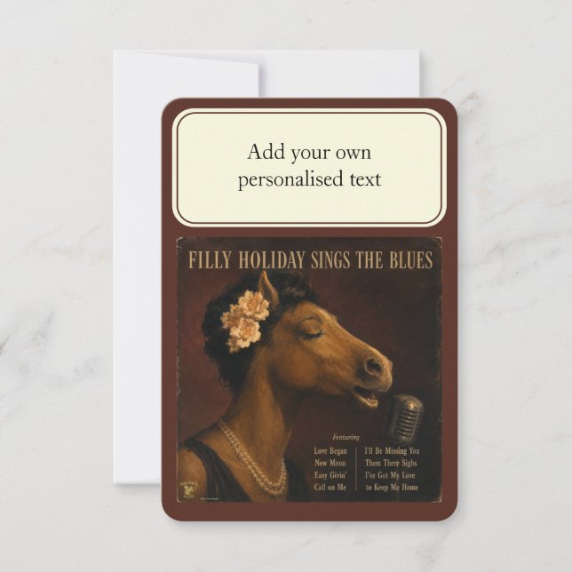 Invitation Album de vacances de Filly : une parodie (Devant)