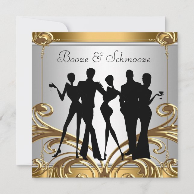 Invitation Alcool et Réseau (Devant)