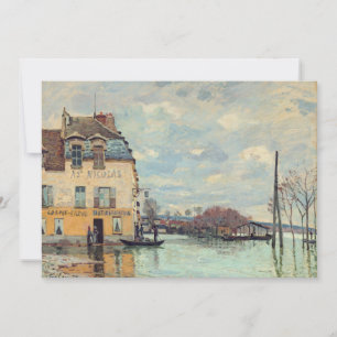 Invitation Alfred Sisley - Inondation à Port-Marly 1872