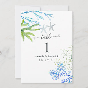 Invitation Algues marines