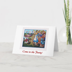 Invitation Alice au pays des merveilles