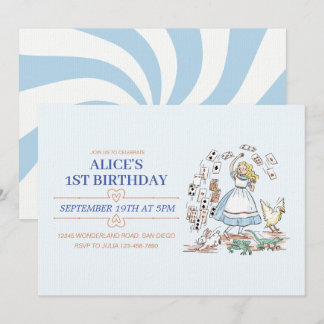 Invitation Alice Au Pays Des Merveilles
