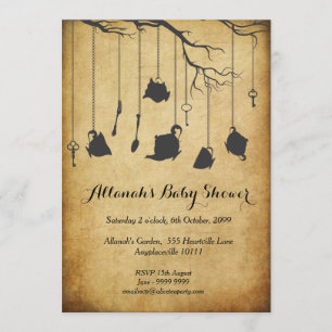 Invitation Alice au Pays des merveilles Tea Party Baby shower
