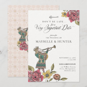 Invitation Alice au Pays des Merveilles Valet Royal de Cœur C