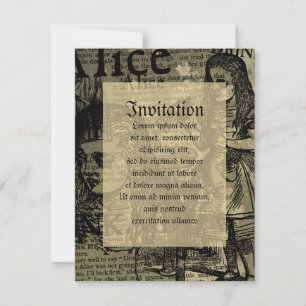Invitation Alice Bois à boire Collage