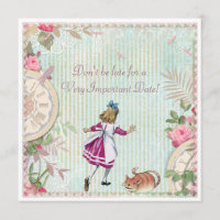 Alice chic minable mignonne dans l'anniversaire du