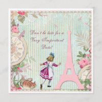 Alice dans l'anniversaire chic minable de Paris