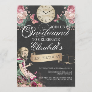 Invitation Alice dans l'Ontario Premier anniversaire