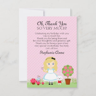 Invitation Alice et sa soirée de thé