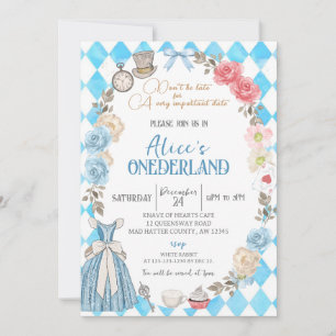 Invitation Alice's Onederland, Première fête de la fille