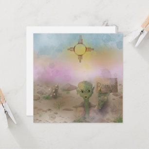 Invitation Alien Crash vaisseau spatial Roswell Nouveau-Mexiq