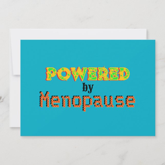 Invitation Alimenté par la Ménopause 3 (Devant)