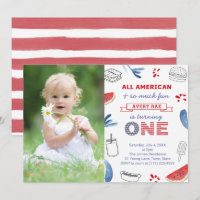 All-American Red White Bleu 1er anniversaire