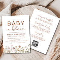All in One Fleur sauvage Baby in Bloom Baby shower