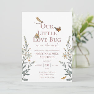 Invitation All in One Little Love Baby shower de bug Invitati