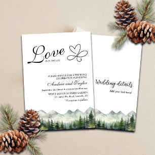 Invitation All in One Love est dans l'air Décontracté Mariage