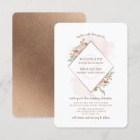 Allant Rose Vintage Dusty Mariage diamant rose