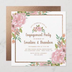 Invitation Allant Rose Vintage Dusty Pink