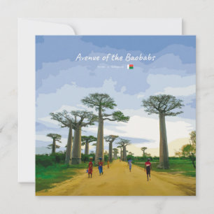 Invitation Allée des Baobabs, Madagascar - Paysage