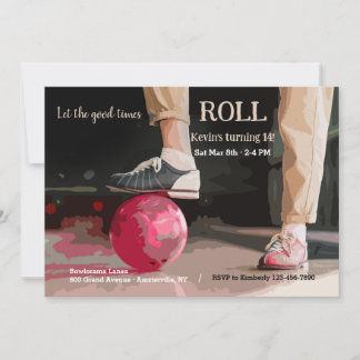 Invitation Allons Bowling
