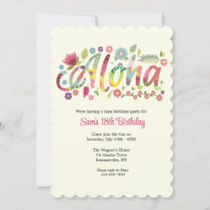 Invitation Aloha