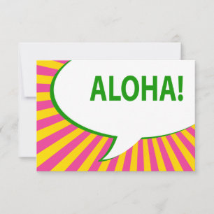 Invitation aloha ! : bulle de la bande dessinée