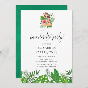 Invitation Aloha Exotique Aloha Luau Bachelorette